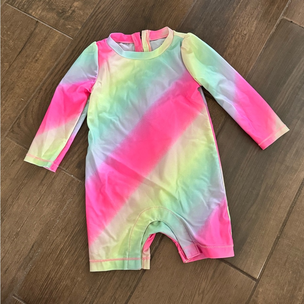 Colorful Tie-Dye Baby Romper